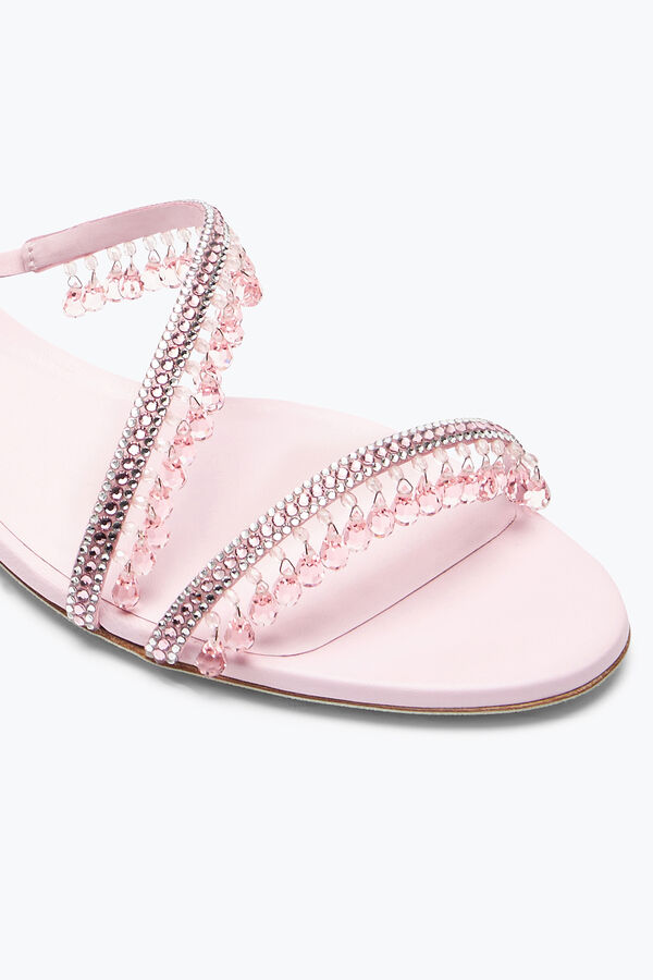 Chandelier Barbie Pink Flat Sandal 10