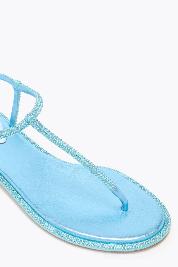 DIANA SKY BLUE SANDAL WITH CRYSTALS 10