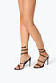 Sandale Cleo en daim noir 105