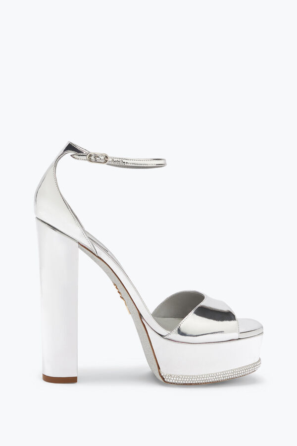 Sandalia Liza Plateada 130