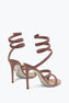 Cleo Sandal In Satin Pink 105