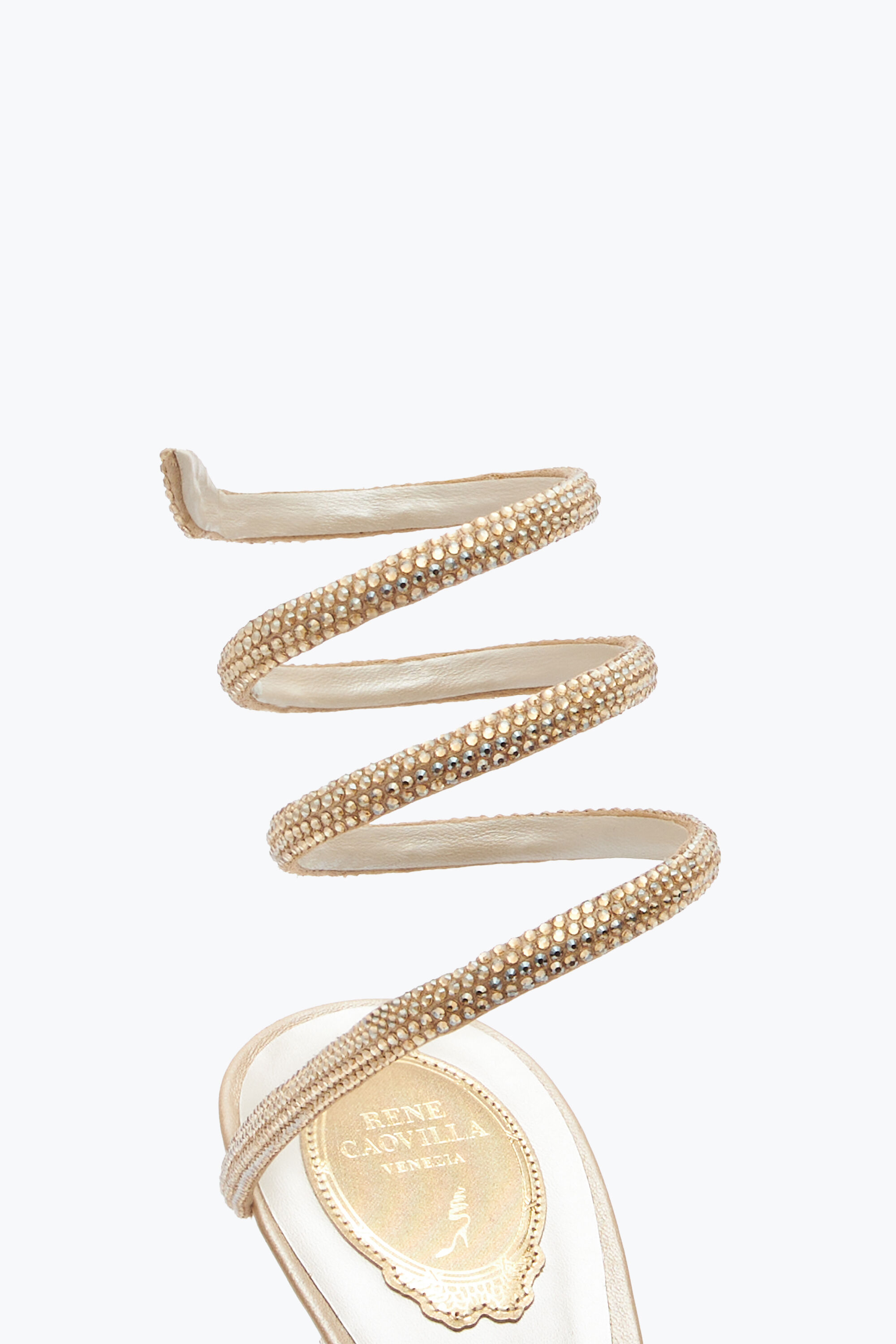 Jeweled MARGOT HONEY SANDAL 80 | Rene Caovilla®