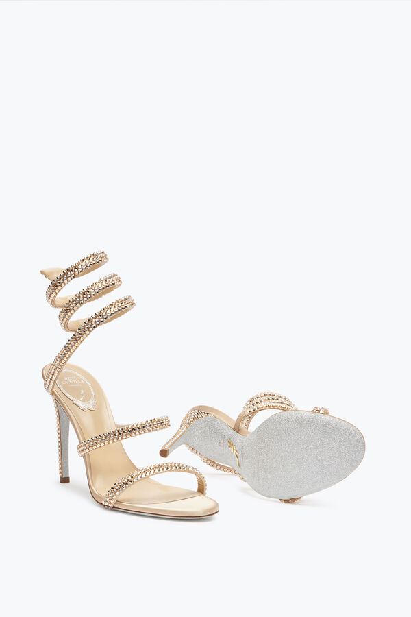 Cleo Honey Sandal With Crystals 105