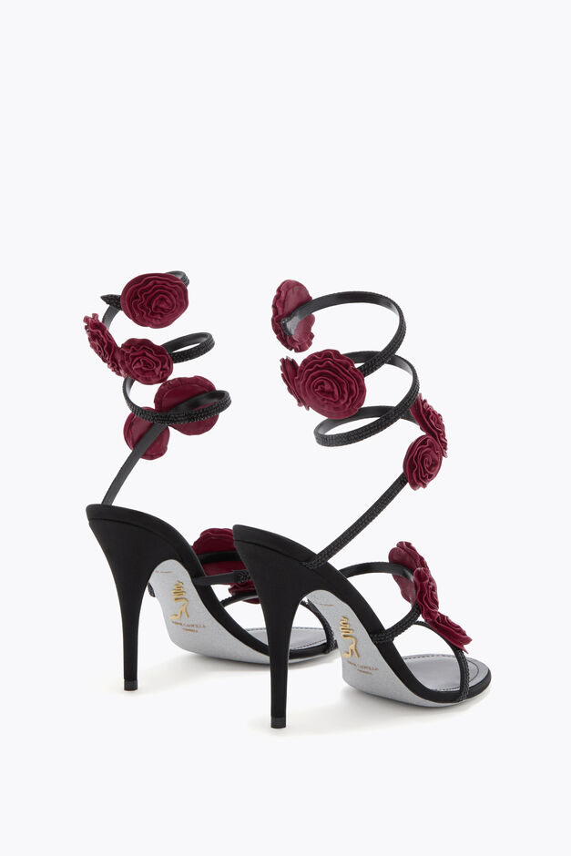 ROSALIA BLACK SANDAL 100