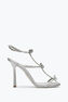 Sandalia Caterina Gris Con Cristales 105