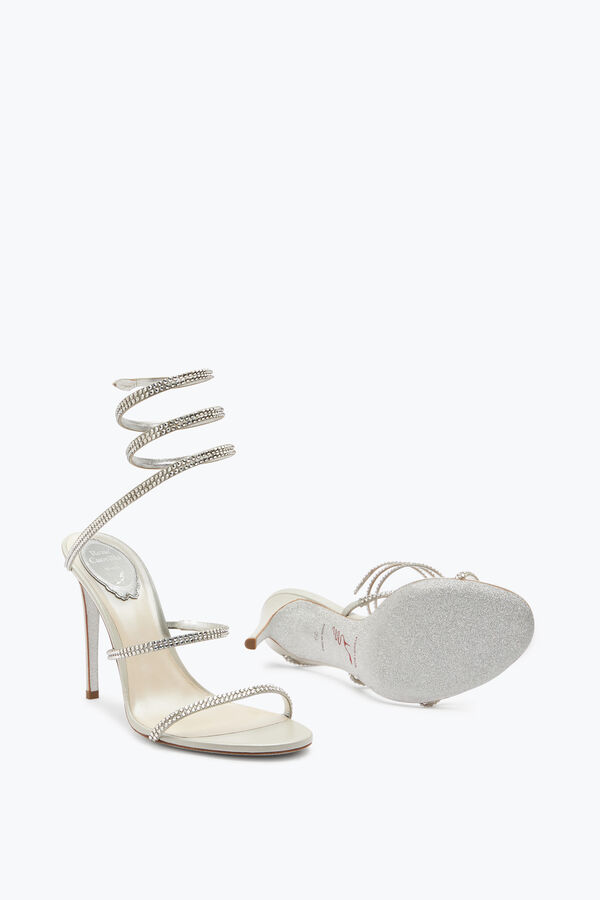Cleo High-Heeled Grey Sandals