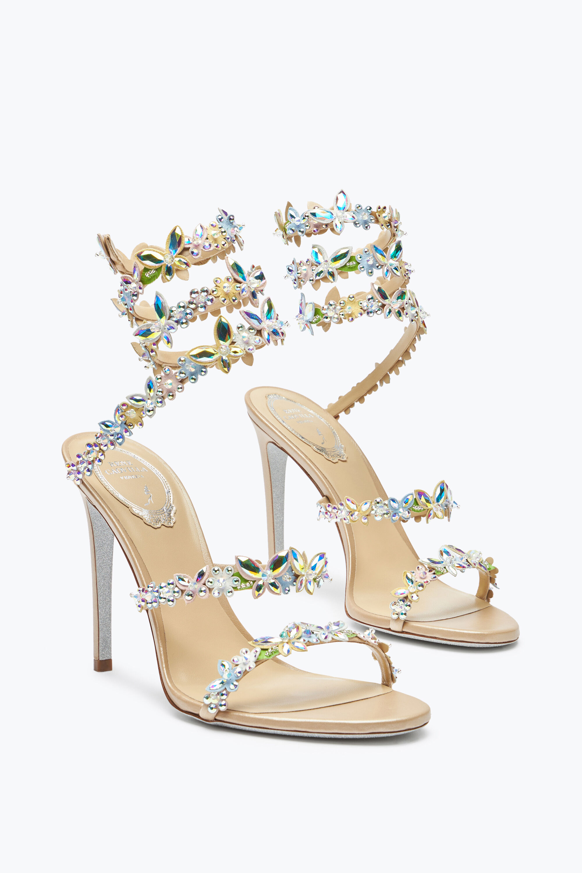 Sandales Sandale Eden nude 105 en Beige pour Femme Rene Caovilla