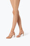 SANDALE CLEO EN CUIR D’AYERS AMBRE 80