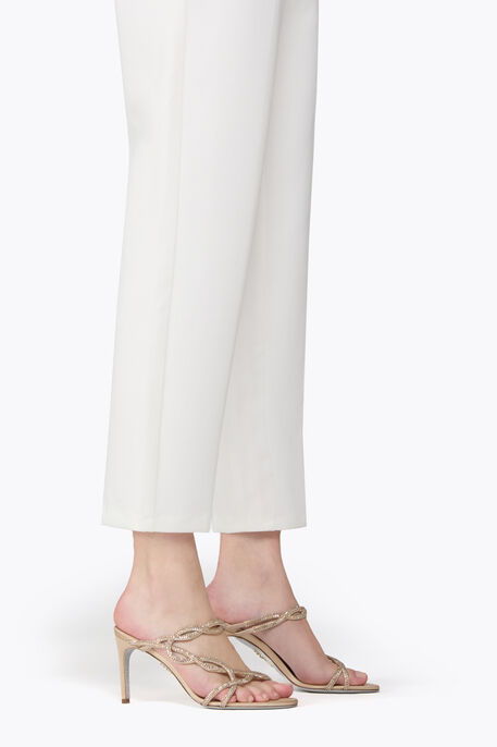 BRAID CHAMPAGNE MULE 80