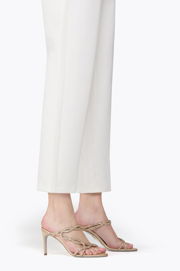 BRAID CHAMPAGNE MULE 80