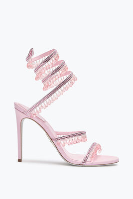 Sandales SANDALE CHANDELIER ROSE POUDRÉ 105 en Rose pour Femme | Rene Caovilla®