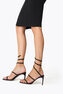 CLEO BLACK SANDAL 80