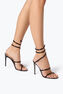 Cleo Metallic Black Sandal 105