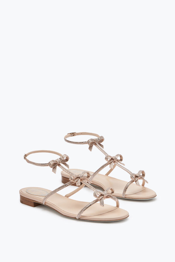 Caterina Nude Flat Sandal 10