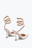 Cleo Powder Pink Pump With Crystals 105