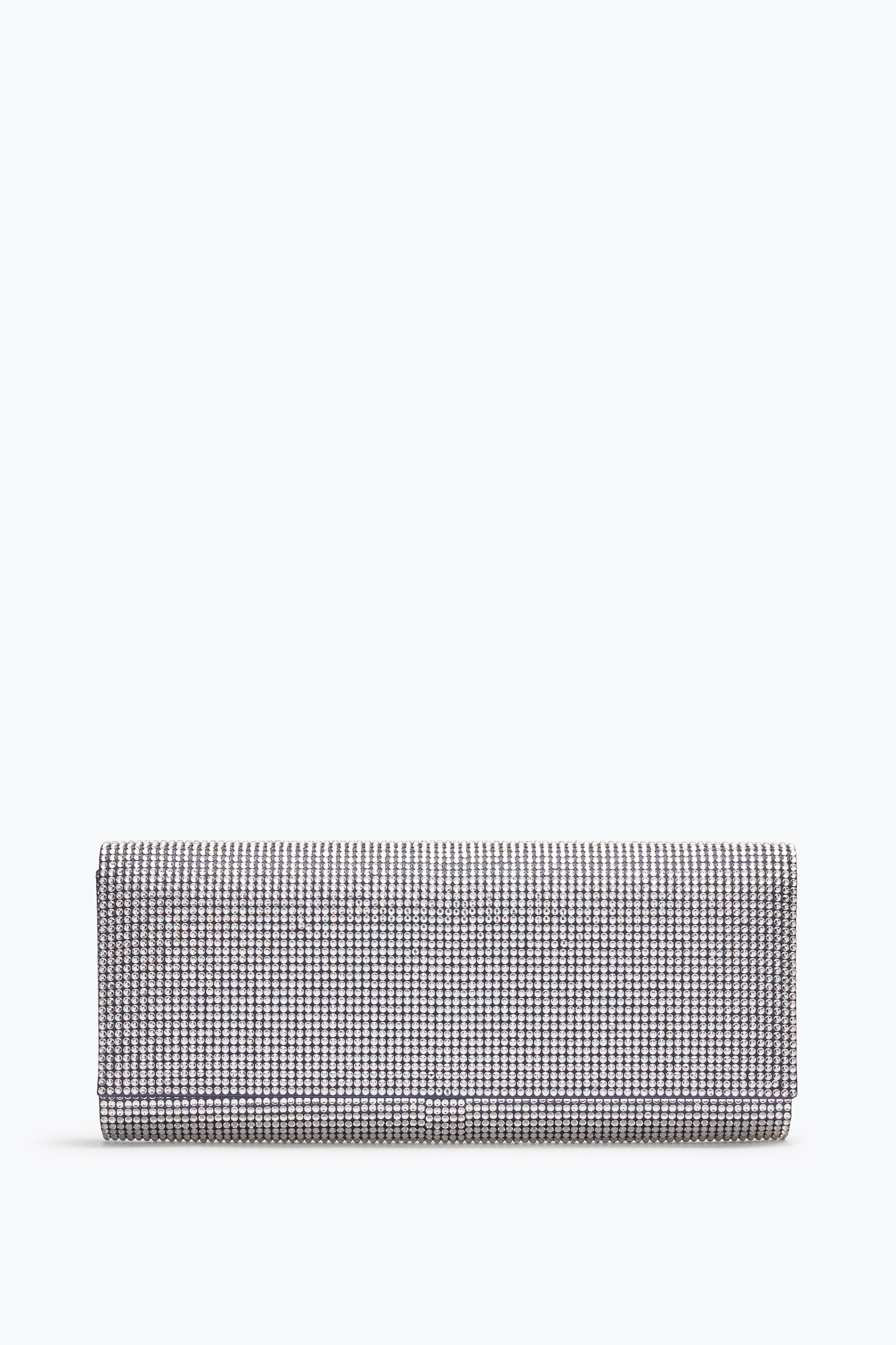 【新発売】 Jeweled Rene | Crystals All-Over With Clutch Blue Zafira その他