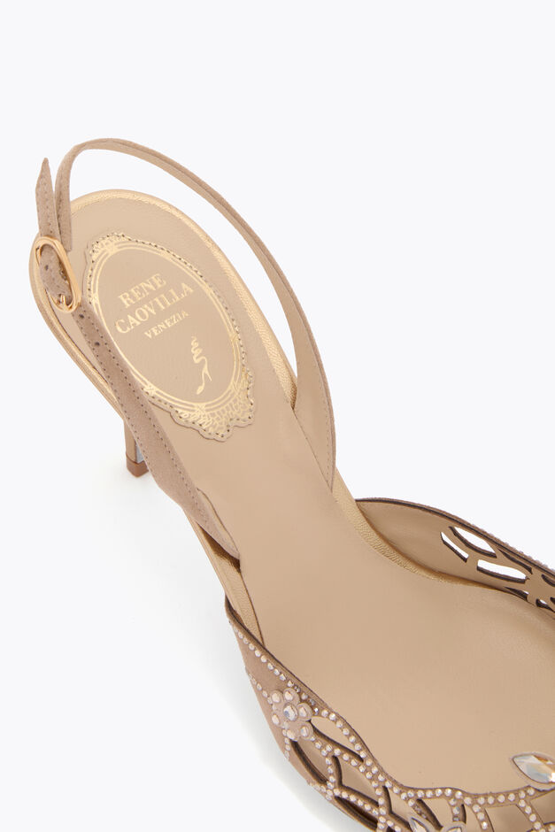 EDEN GOLD SLINGBACK 80