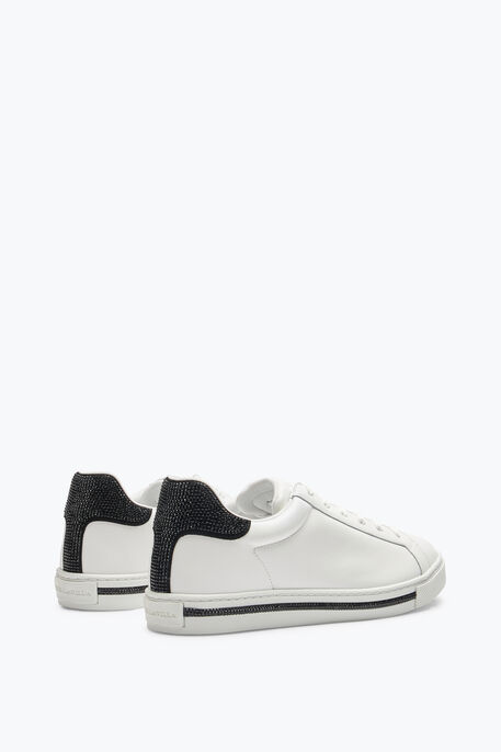 Xtra White-Black Sneaker With Crystals 15 Xtra White-Black Sneaker With Crystals 15