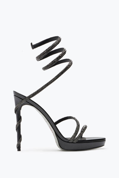 Heel Margot Metallic Margot Platform Sandal Jeweled MARGOT CRYSTAL