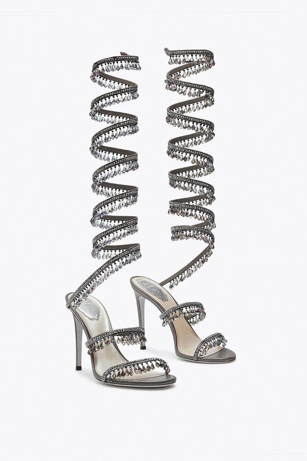 Chandelier Crystal Light Grey Sandal 105