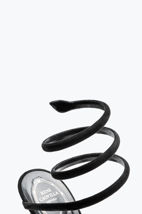 Cleo Black Suede Sandal 105 Cleo Black Suede Sandal 105