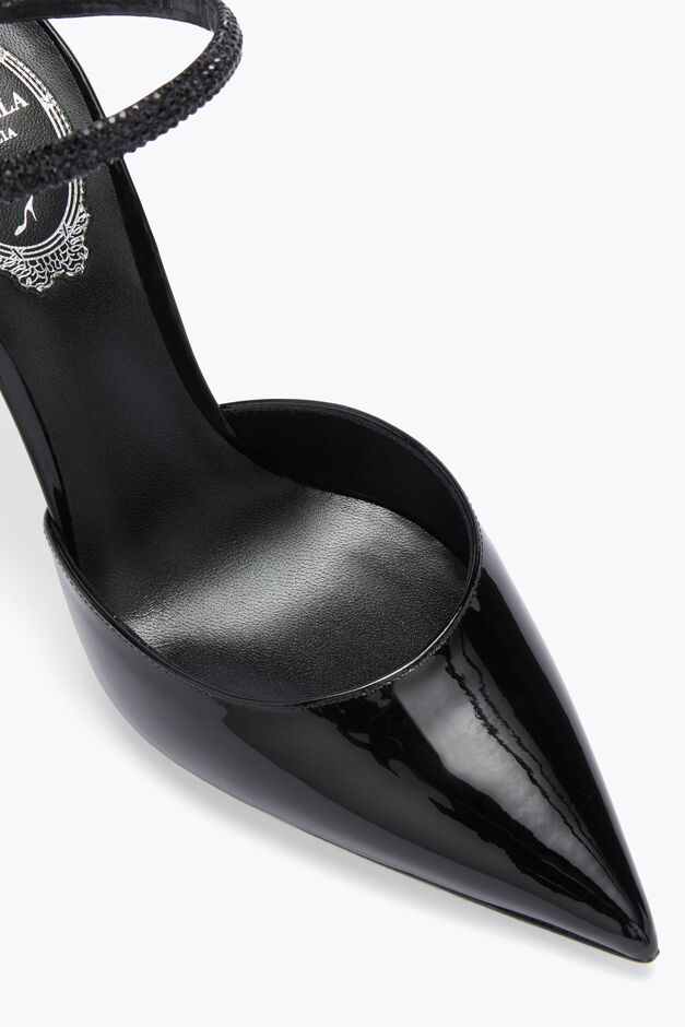 CLEO BLACK PATENT LEATHER PUMP 105