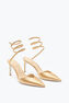 Zapato de salón Cleo champán 80