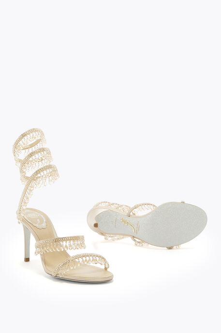 CHANDELIER CHAMPAGNE SANDAL 80