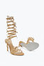 Margot Butterfly Crystal Gold Sandal 105