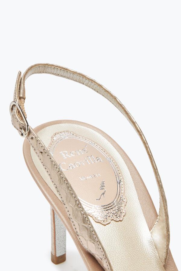 Slingback In Pizzo Oro Veneziana 75