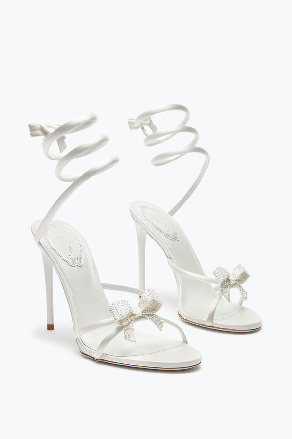 Cleo Ivory Sandal With Bows 105