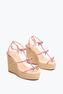 CATERINA CANDY PINK WEDGE SANDAL 120