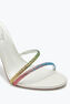 Sandalo Margot Bianco Con Cristalli Arcobaleno 105