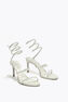 CLEO SANDALEN 80 IN WEISS
