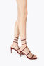 CLEO BURGUNDY SANDAL 80