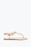 SANDALE PLATE BLOOM NUDE 10