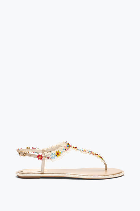 BLOOM NUDE FLAT SANDAL 10 BLOOM NUDE FLAT SANDAL 10