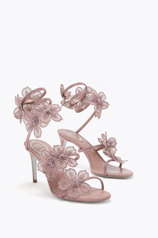 PEACH FLOWER BLUSH PINK SANDAL 80