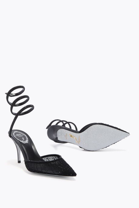 TAYLOR BLACK PUMP WITH SERPENT 80