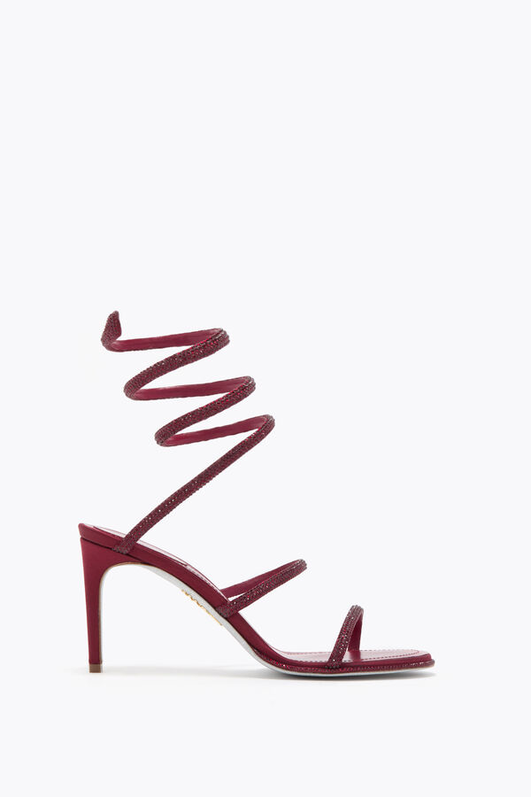 CLEO BURGUNDY SANDAL 80