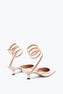 Cleo Rose Gold Pump With Crystals 50