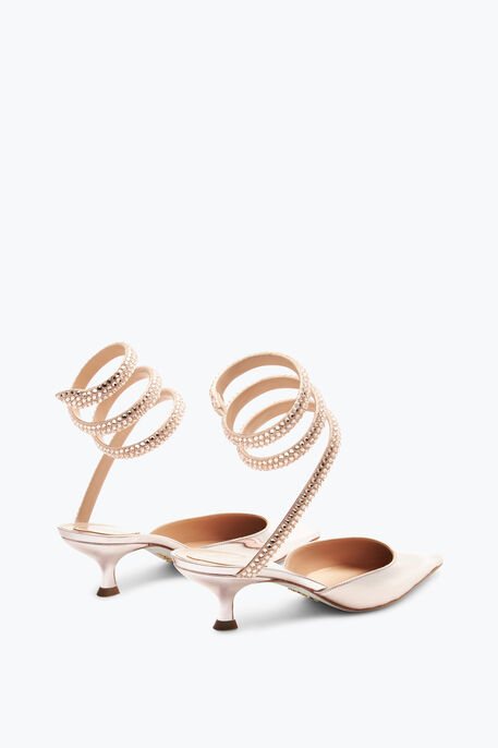 Cleo Rose Gold Pump With Crystals 50 Cleo Rose Gold Pump With Crystals 50