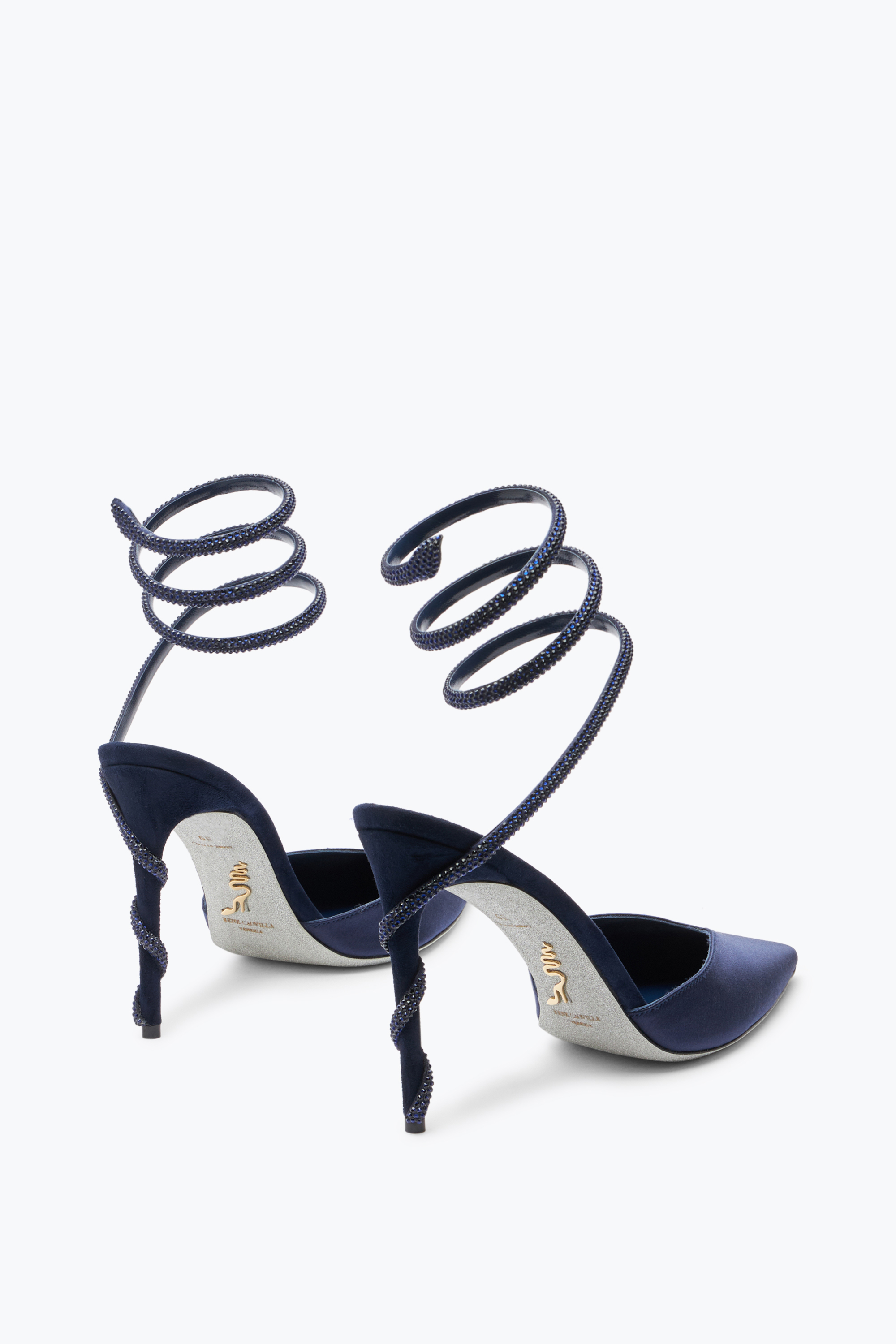  Ren&eacute; Caovilla Ren&eacute; Caovilla Margot Pumps 105 In Mitternachtsblau Frau  Blau 