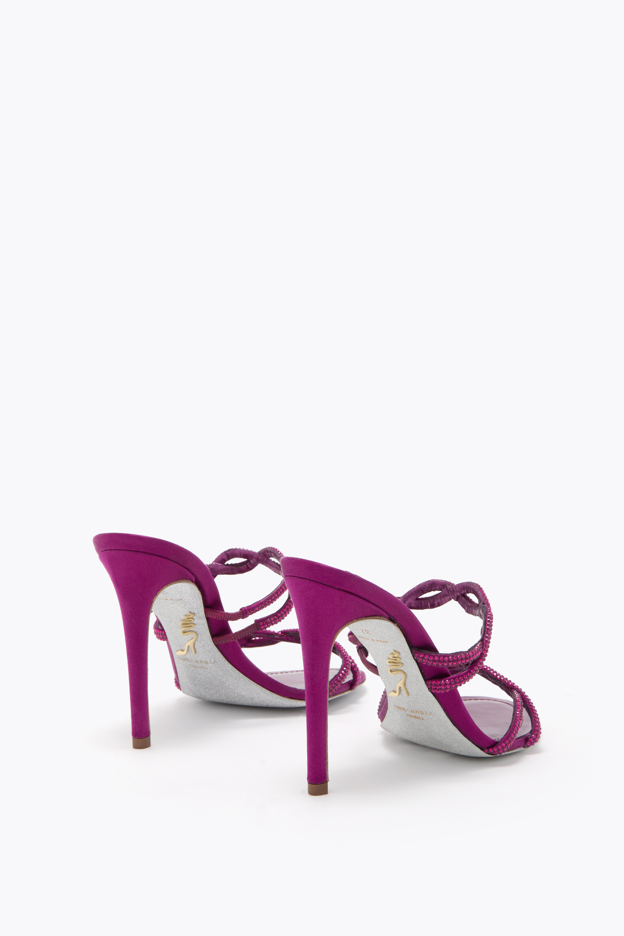  Ren&eacute; Caovilla Ren&eacute; Caovilla Braid Purpur Mule 80 Frau  Purpurrot 