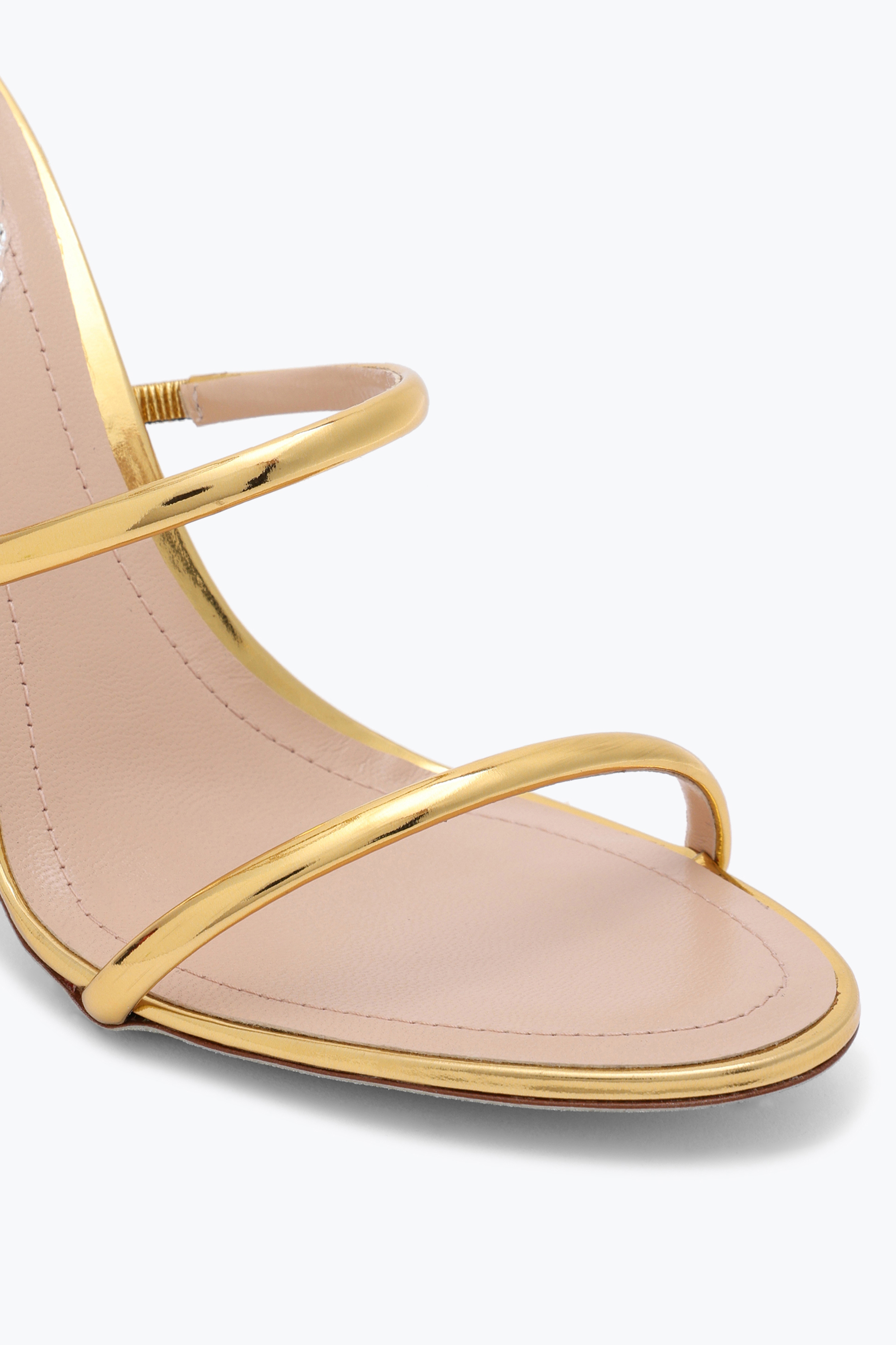 René Caovilla Heeled Sandals Rene Caovilla Woman Color Gold In Grey
