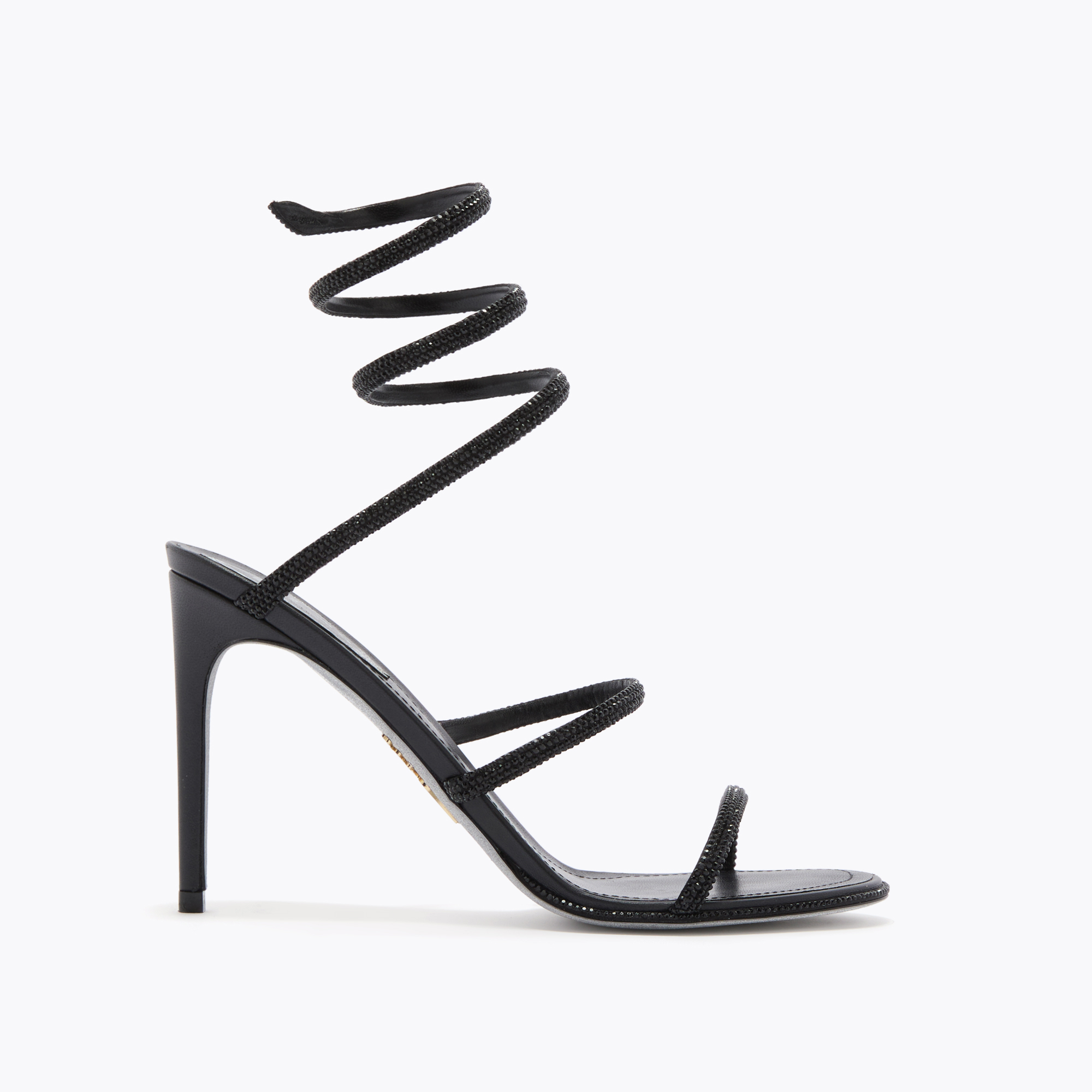 René Caovilla Cleo Black Sandal 105