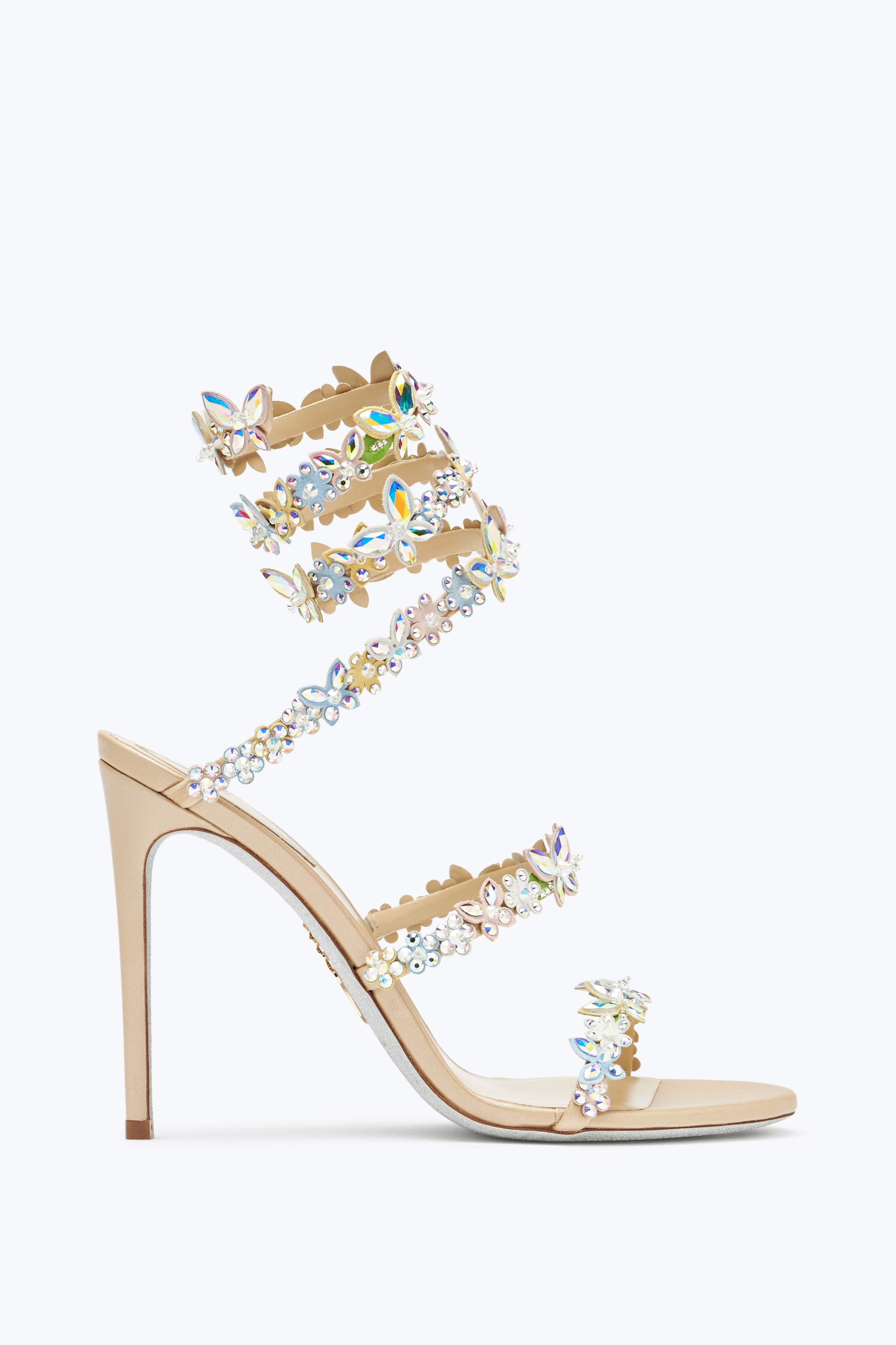 René Caovilla Flat Sandal Rene Caovilla Woman Color Pink In Multi