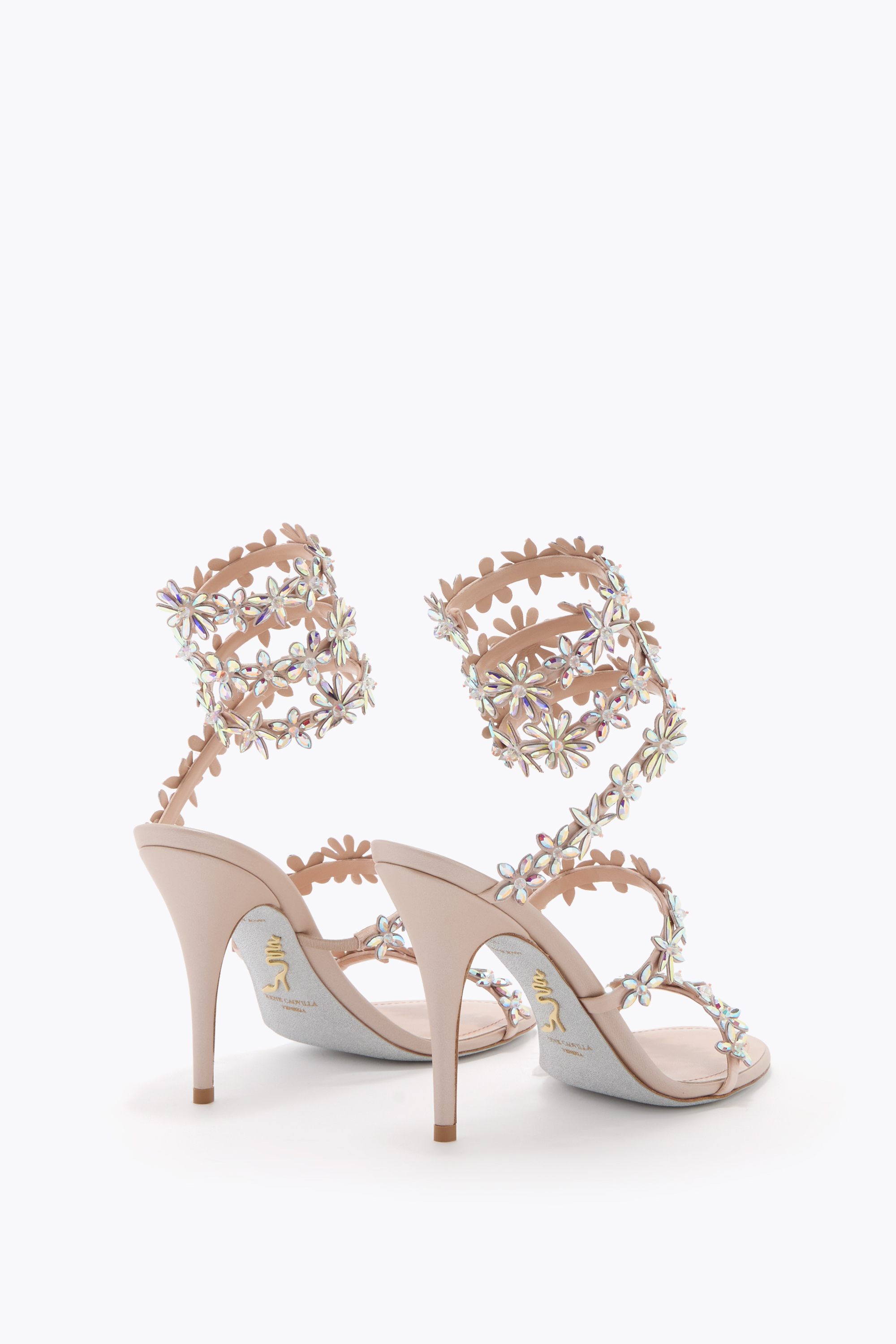 René Caovilla Flat Sandal Rene Caovilla Woman Color Pink In Multi