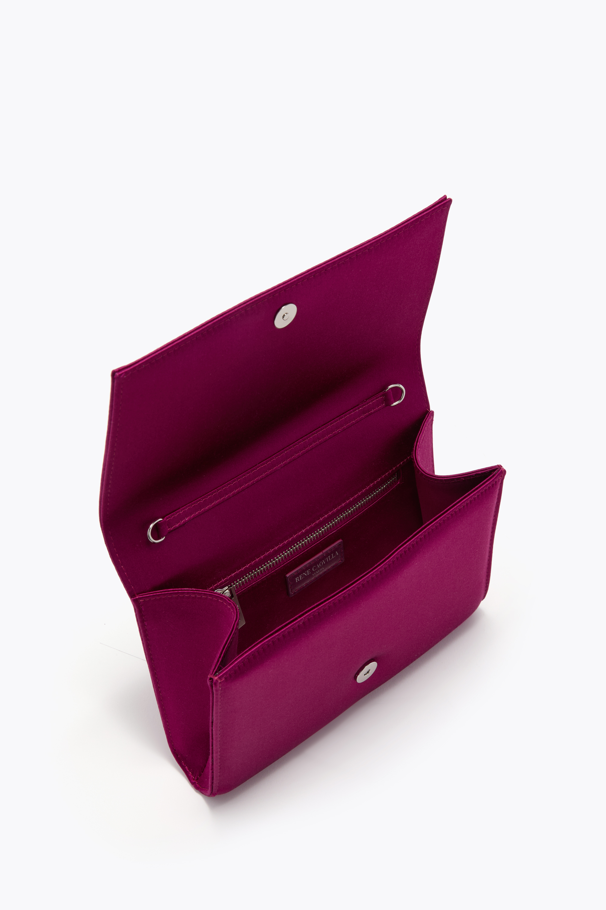 René Caovilla Baby Mulberry Clutch In Purple