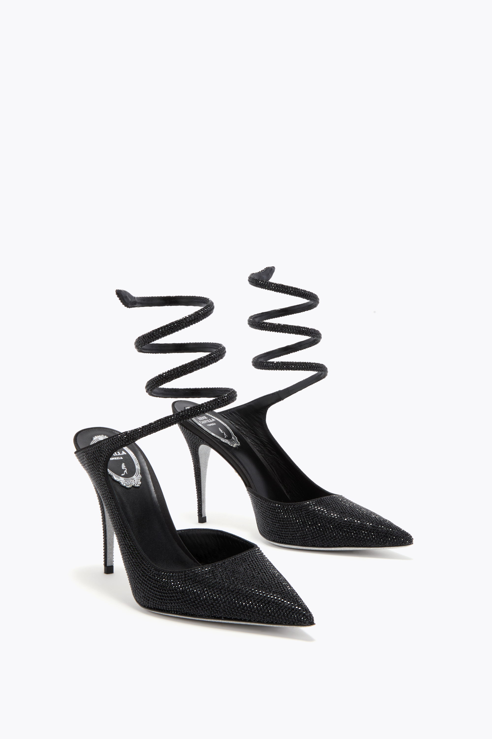  Ren&eacute; Caovilla Ren&eacute; Caovilla Cleo Schwarze Pumps 100 Frau  Schwarz 